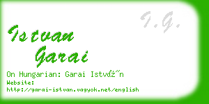 istvan garai business card